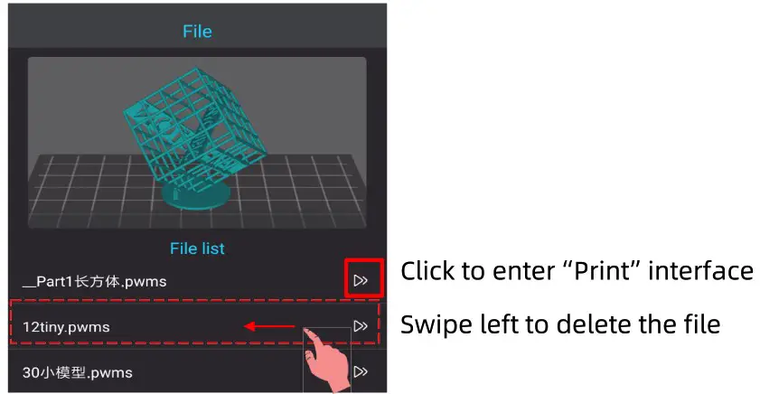 Anycubic 3D Photon Mono 4K - remote control