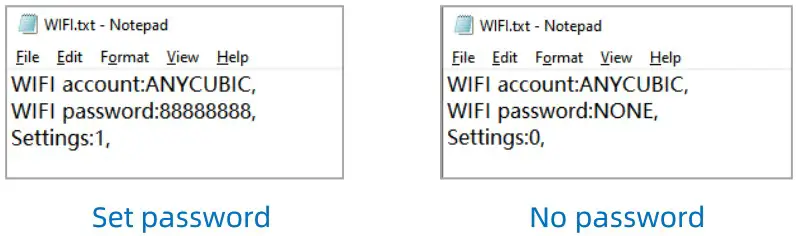Anycubic 3D Photon Mono 4K - wifi antenna wifi connection