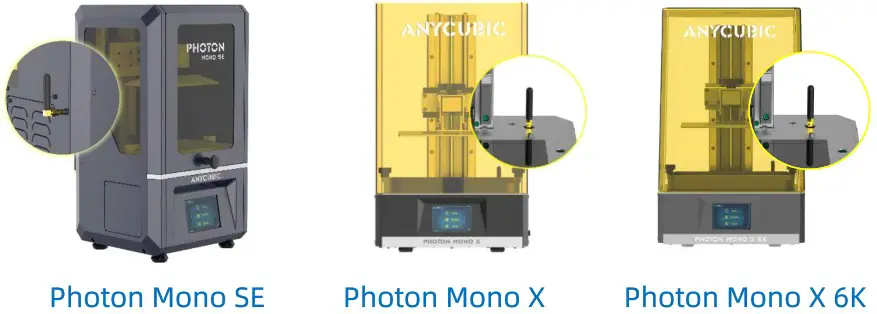 Anycubic 3D Photon Mono 4K - wifi antenna