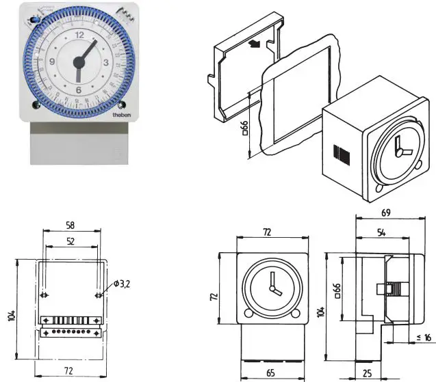 theben SYN 169 s Time Switch-FIG2