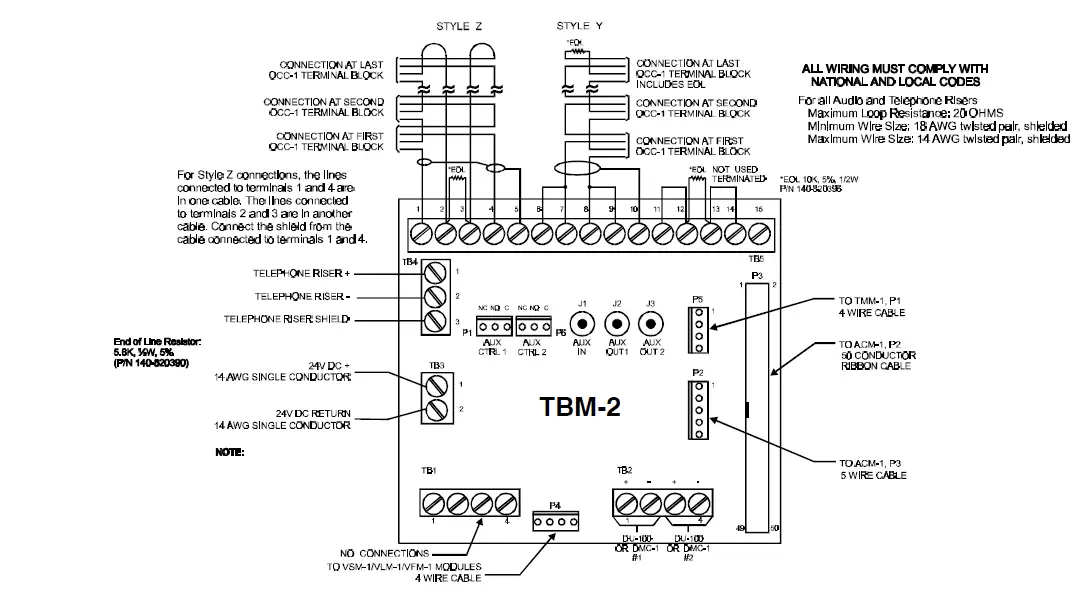 CERBERUS-PYROTRONICS-TBM-2-MXLV-Terminal-Block-Module-FIG-3