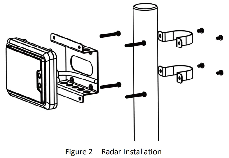 OPTEX VH10 Barrier Gate Sensor - Radar Installation