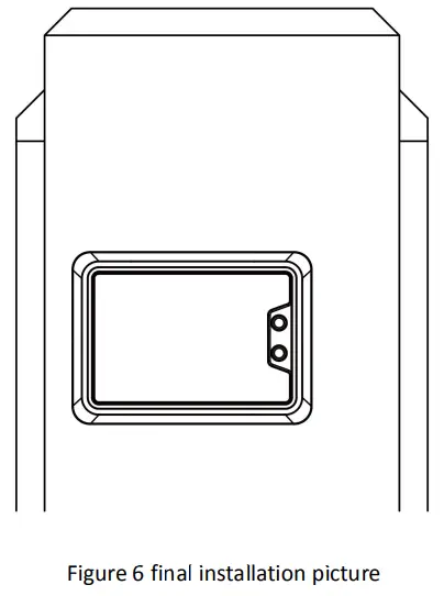 OPTEX VH10 Barrier Gate Sensor - final installation picture