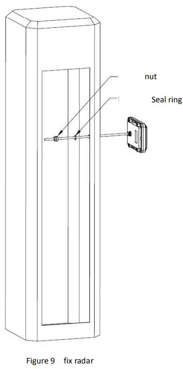 OPTEX VH10 Barrier Gate Sensor - fix radar