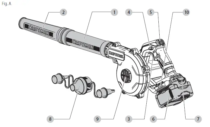 CRAFTSMAN-CMCBL0100-20V-Cordless-Compact-Blower-fig-1