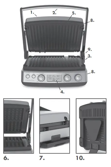 GREENPAN-CC006243-Multi-Grill-Griddle-and-Waffle-Maker-fig-1