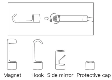 Veapoot ALS452P LCD Handheld Digital Endoscope - fig2