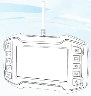 Veapoot ALS452P LCD Handheld Digital Endoscope