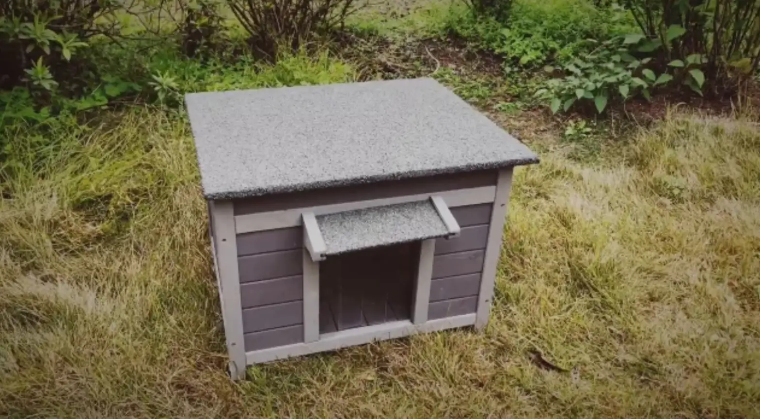 Aivituvin Air12-b Outdoor Wooden Cat House Indoor Cat House Instruction Manual