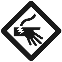 Risk of Electric Shock Icon