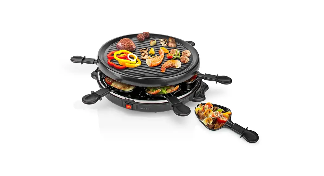 Nedis Fcra200fbk6 Gourmet / Raclette Set User Guide Nedis Fcra200fbk6 Gourmet / Raclette Set User Guide