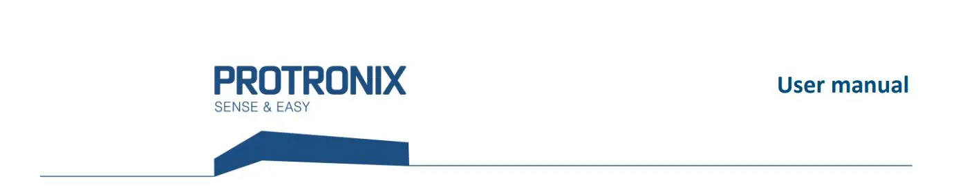PROTRONIX NLB-RH+T-IQRF User Manual