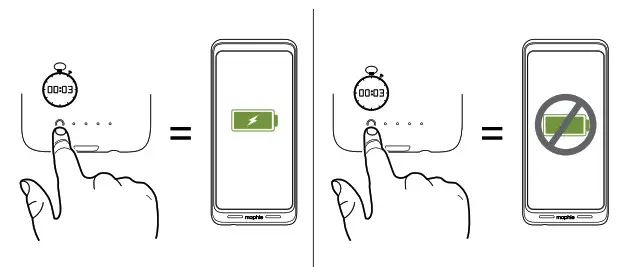 mophie SGS10 Juice Pack Made for Samsung Galaxy S10- charging