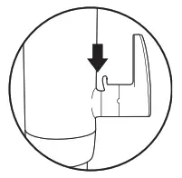 Shark NZ801UK Series Anti hair Wrap Upright Vacuum Cleaner - cord clip