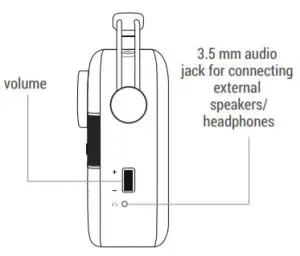 CARVAAN 2.0 Buttons and Ports On Saregama Carvaan - Carvaan speakers
