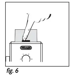 Operating the coffee grinder - Fig 6