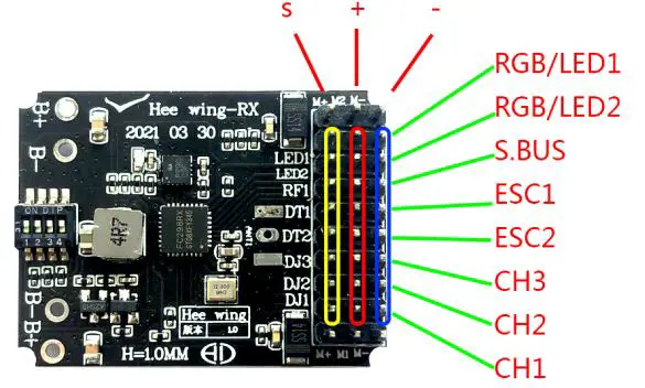 HEEWING RX-1.0 Build-in Circuit of Brush ESC fig3