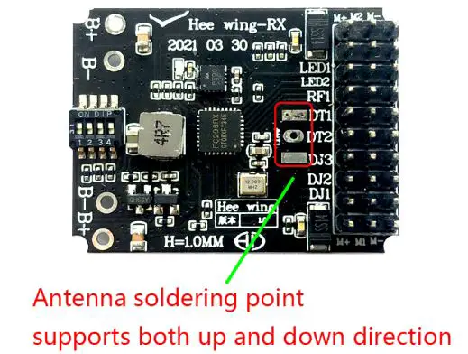 HEEWING RX-1.0 Build-in Circuit of Brush ESC fig4