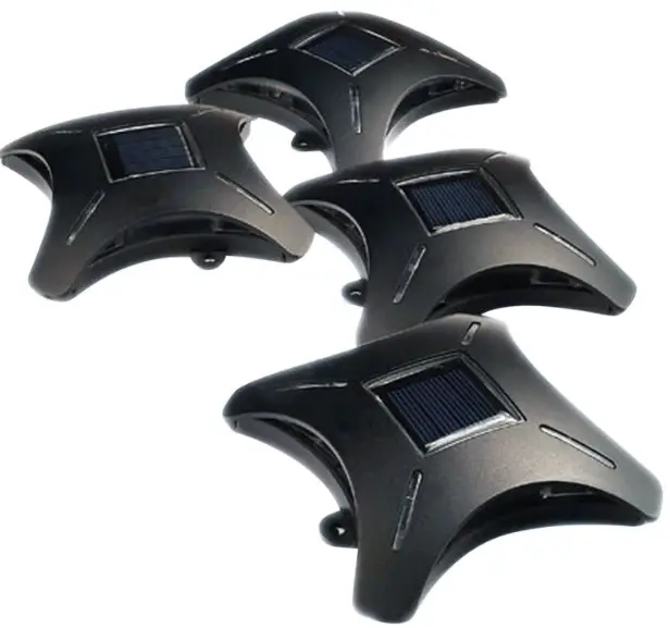 MAXSA 47335 Solar Powered Ninja Stars LED Deck Accent Lighting