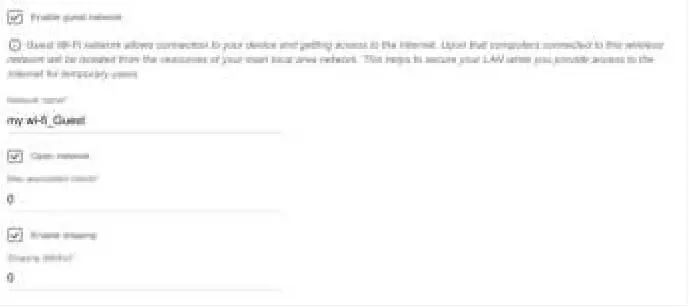 D-Link DIR-822 AC1200 Wave 2 WiFi Router - select the Enable guest network