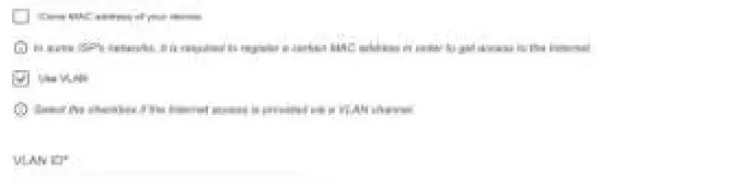 D-Link DIR-822 AC1200 Wave 2 WiFi Router - select the Use VLAN checkbox