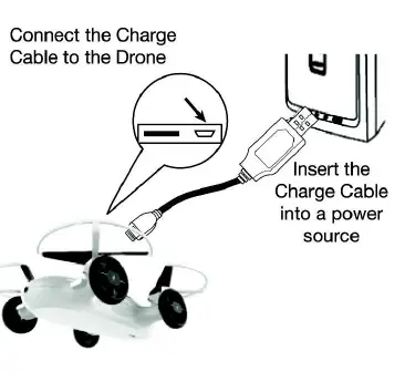 SHARPER IMAGE SY20B24GA Drone 7 inch Flying Car-3