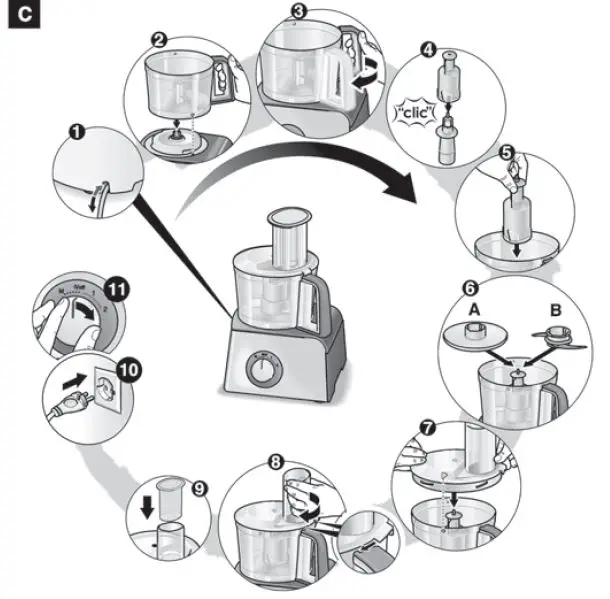 BOSCH MCM40 Compact Food Processor fig3