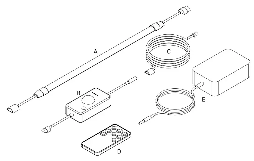 POWER PRACTICAL RMT-CAB Luminoodle- Component