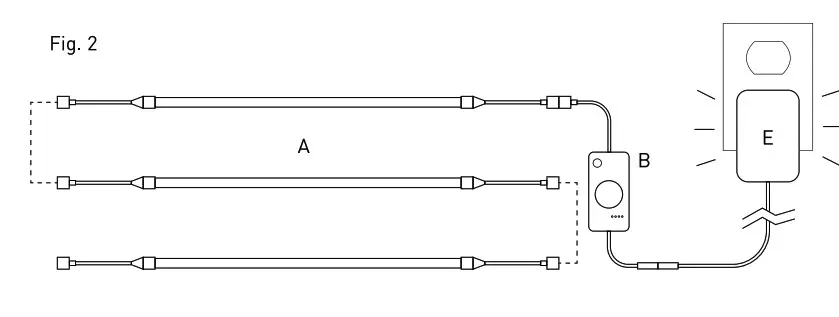 POWER PRACTICAL RMT-CAB Luminoodle- Fig 2