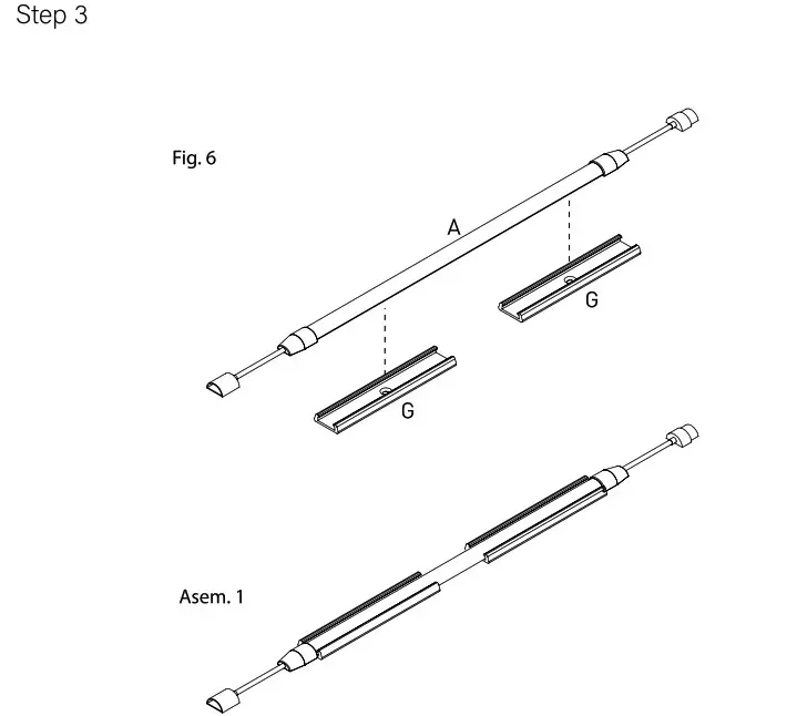 POWER PRACTICAL RMT-CAB Luminoodle- Step 3