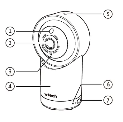 vtech RM5766-2HD 5 Inch Smart Wi-Fi 2K Pan and Tilt Monitor-4