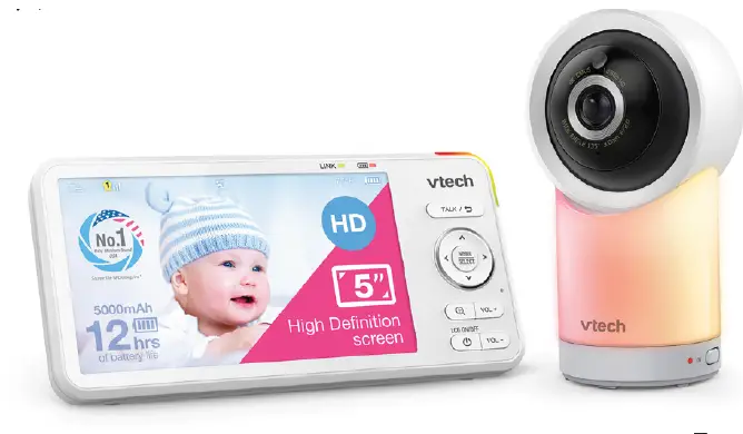 vtech RM5766-2HD 5 Inch Smart Wi-Fi 2K Pan and Tilt Monitor-product