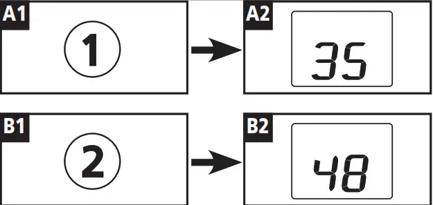 CLAGE CEX U E Compact Instant Water Heater- Speicherwert wählen Select preset temperature