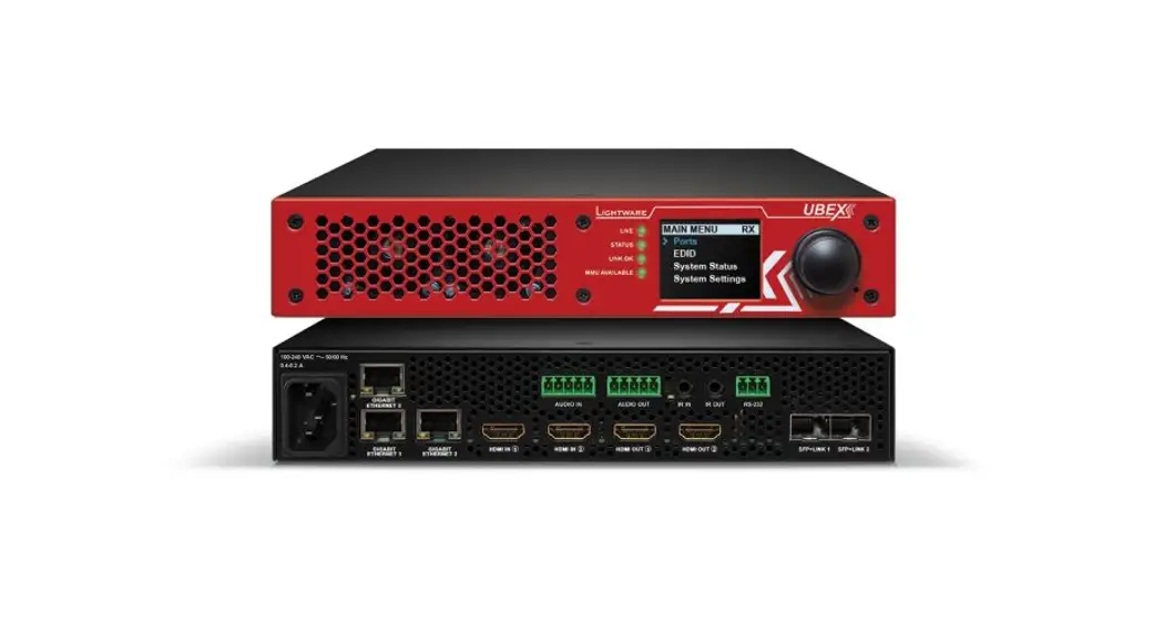 Lightware Ubex-pro20-hdmi-f100 Ultra Bandwidth Extender User Guide
