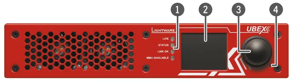 LIGHTWAVE UBEX PRO20 HDMI F100 Ultra Bandwidth Extender - Front View