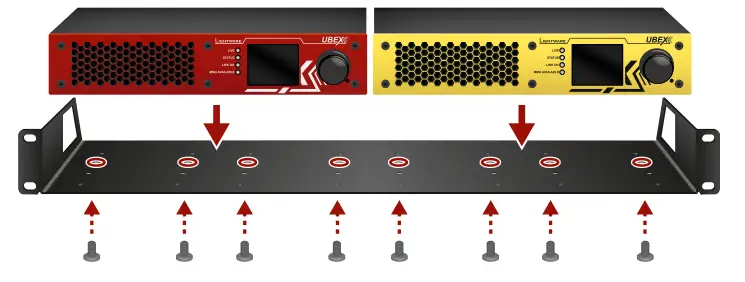 LIGHTWAVE UBEX PRO20 HDMI F100 Ultra Bandwidth Extender - Mounting