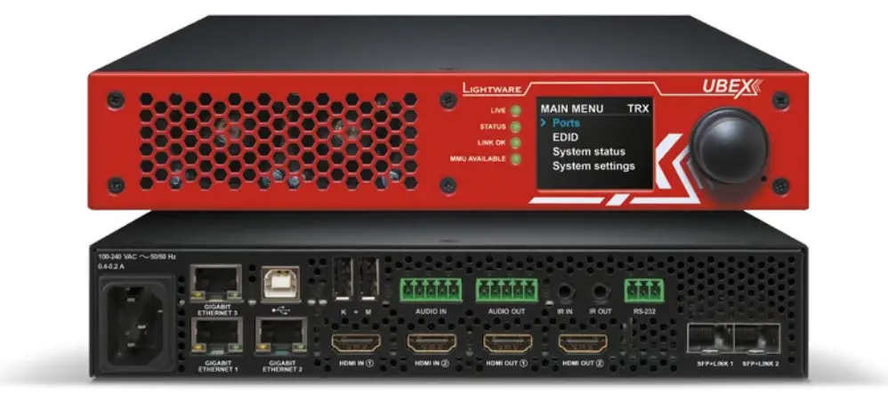 LIGHTWAVE UBEX PRO20 HDMI F100 Ultra Bandwidth Extender