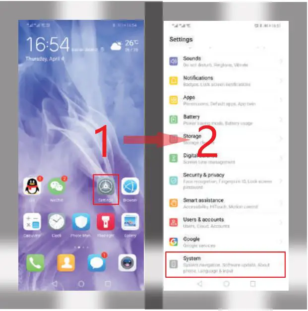 HiEHA CP7-9 Upgraded 7 Inch Standard Car Stereo User Manual - Find System on your phone setting