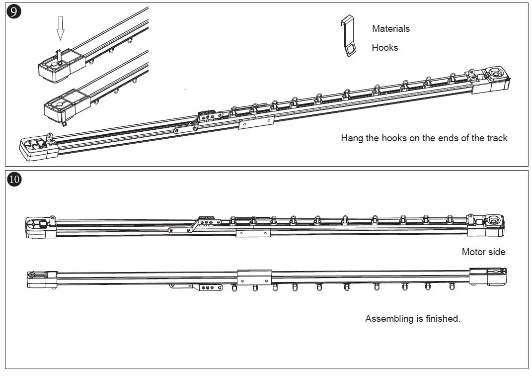 Home2Link Motorized Curtain Track Smart Curtain Motor fig-22