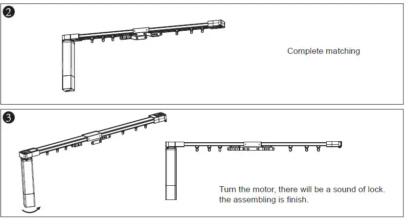 Home2Link Motorized Curtain Track Smart Curtain Motor fig-29