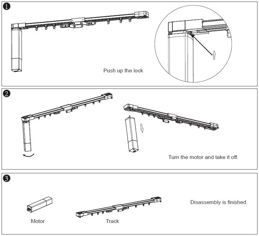 Home2Link Motorized Curtain Track Smart Curtain Motor fig-30