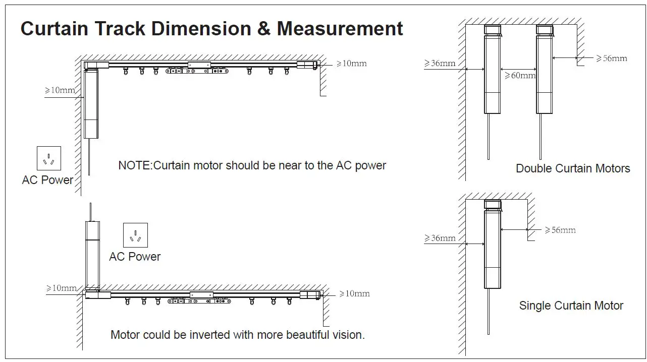 Home2Link Motorized Curtain Track Smart Curtain Motor fig-5