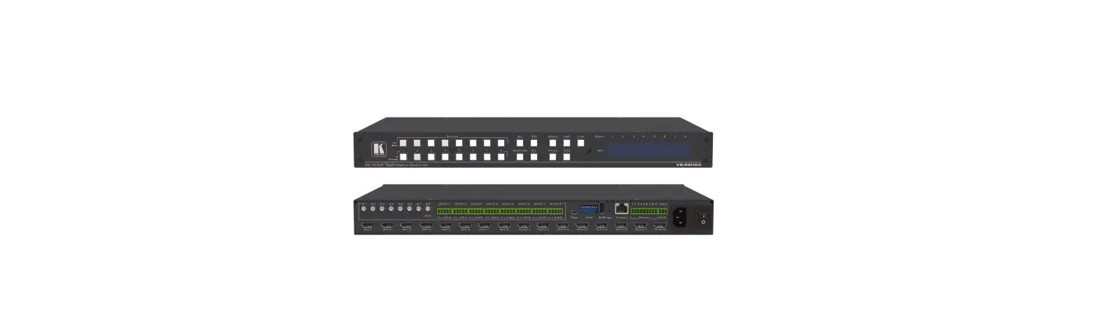 Kramer Vs-88h2a 4k Hdmi 8x8 Matrix Switcher User Guide