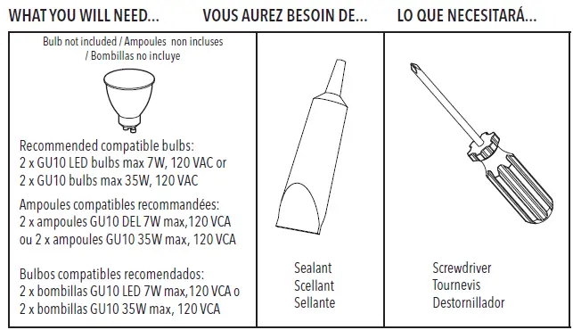 artika SCIN-TG-MB Trygon Integrated Outdoor Wall Light fig 2