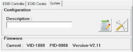 ANI-HDAINSERT4K6 - System Tab