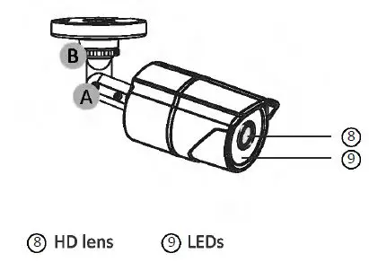 ZOSI 8EN-2615W8-20-US 8CH 5MP PoE Home Security Cameras System-2