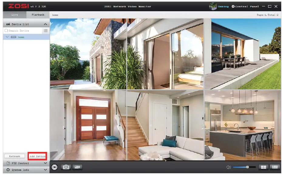 ZOSI 8EN-2615W8-20-US 8CH 5MP PoE Home Security Cameras System-8