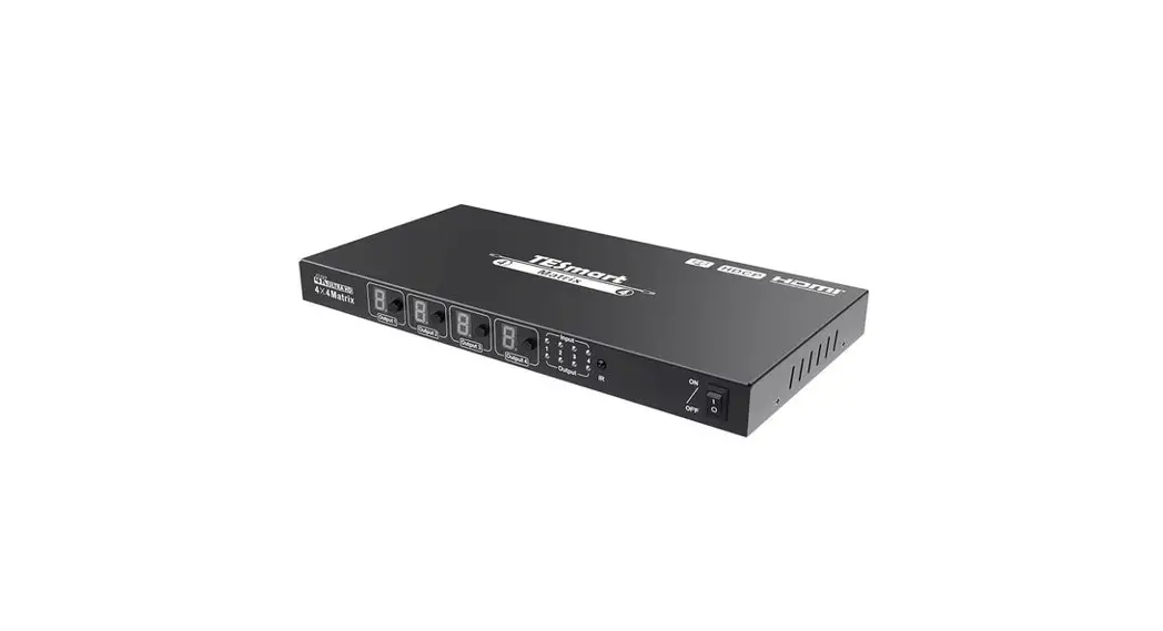 Tesmart Tes-hma0404a1u-usbk Ultra Hd 4k Hdmi 4x4 Matrix Switcher 4 Port User Manual