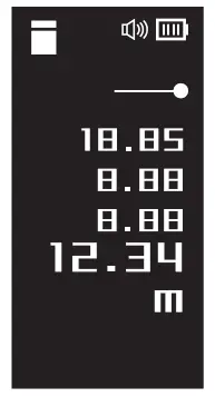 Xiaomi LS5 MiHome Duka Laser Meter with Touch OLED Display - straighit 1