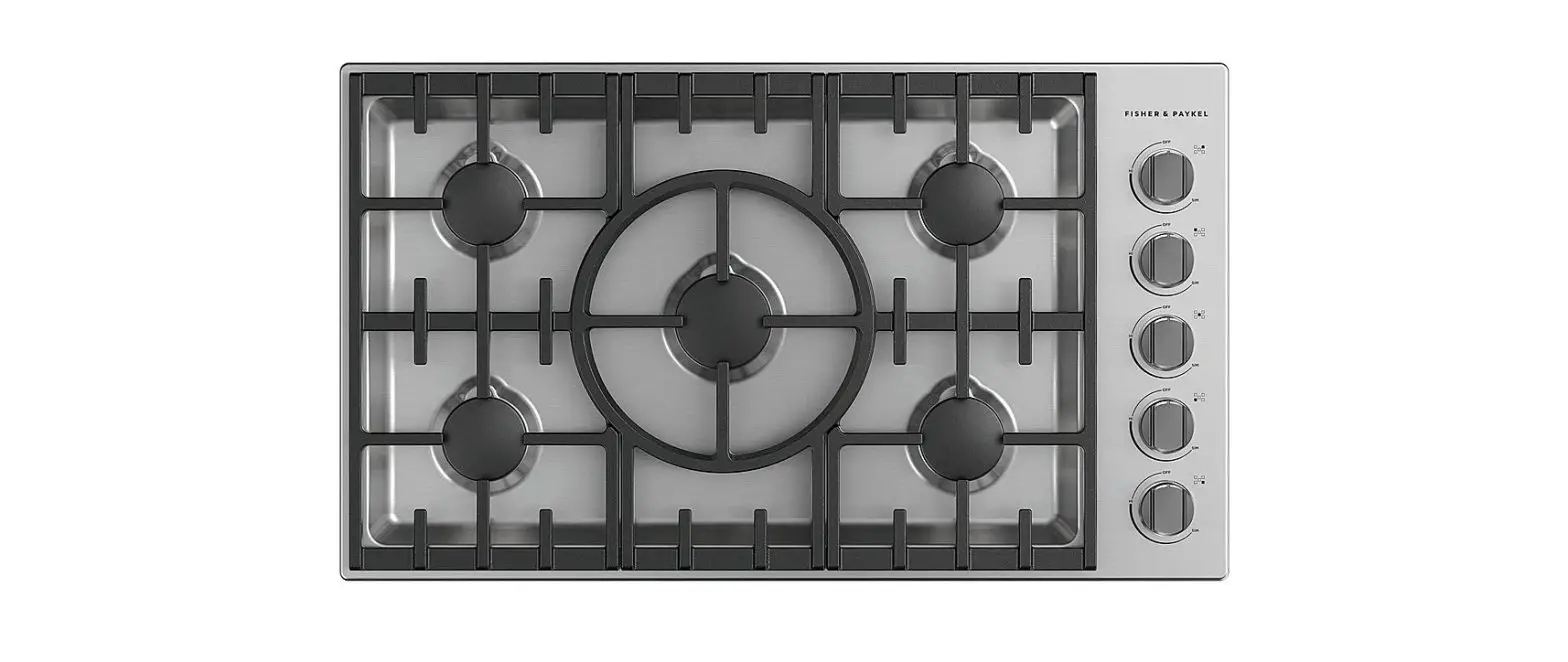 Fisher Paykel Cdv3-365-l 36-inch Built-in Gas Cooktop Instruction Manual